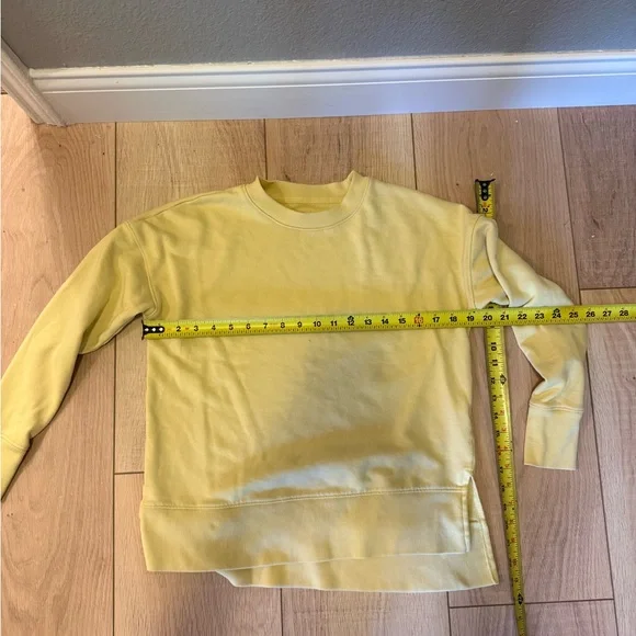 👚🩵🌺Time and Tru Cozy Crewneck Sweatshirt – Size XS (Runs Big) - Picture 3 of 3